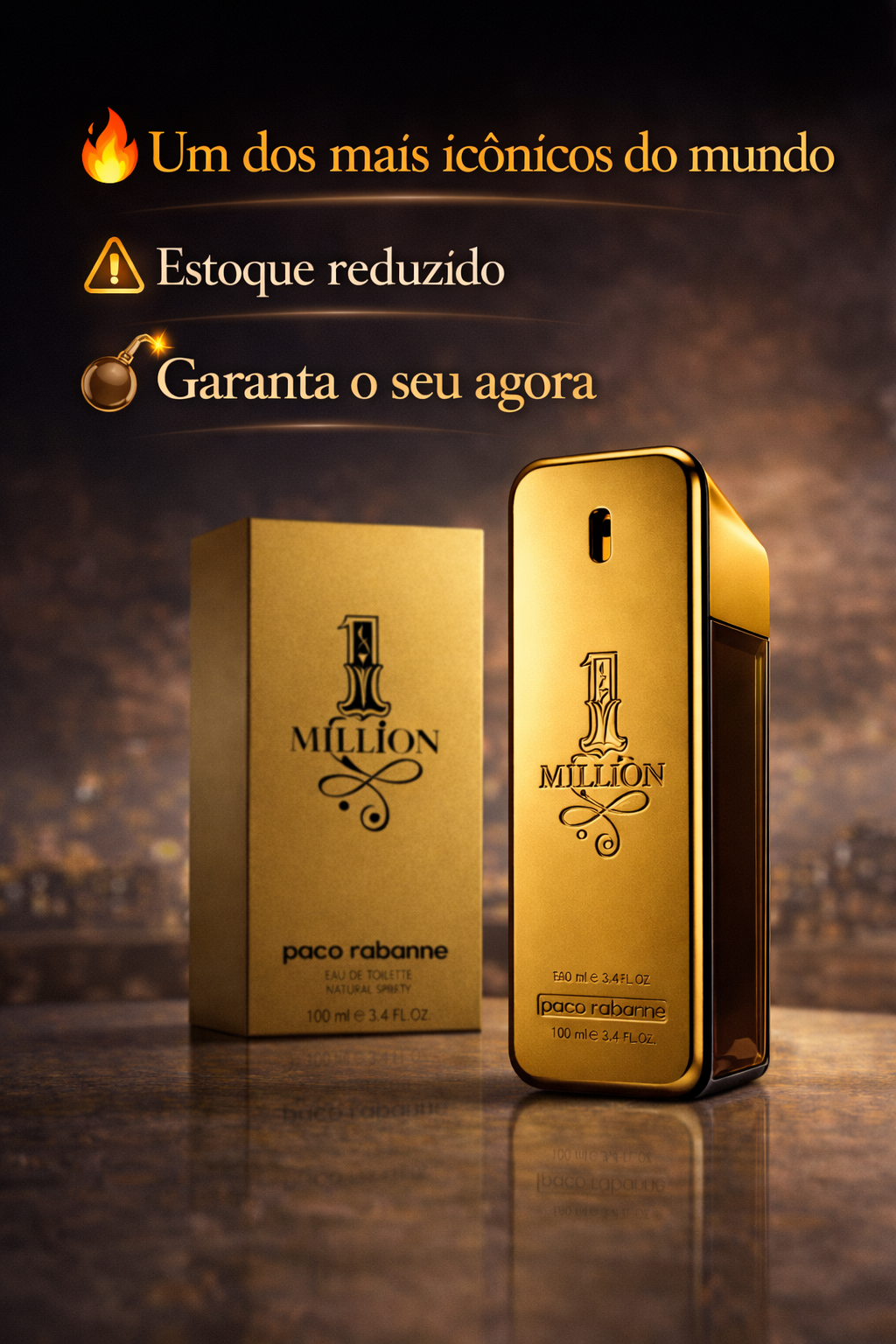 Perfume One Million 100ml - O perfume de quem chama atenção sem pedir permissão