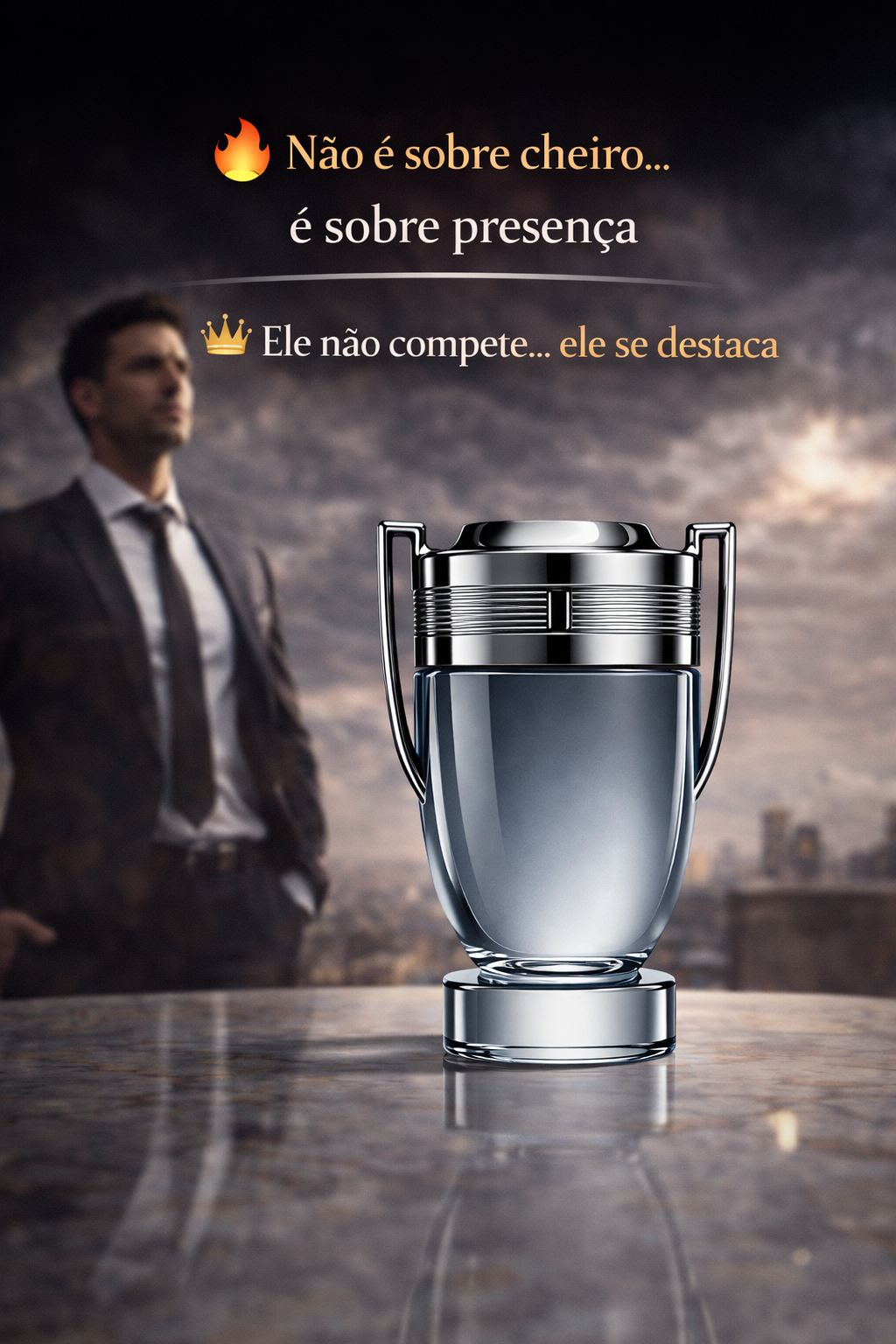 Perfume Invictus 100ml – Se destaque sem dizer uma palavra