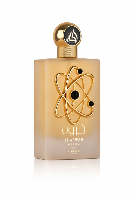 Perfume Tharwah Gold 100ml — Luxo que se sente antes mesmo de chegar.