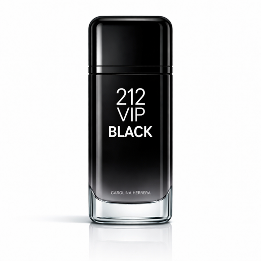 Perfume Carolina Herrera 212 Vip Black 100ml - O perfume da noite, intenso, misterioso e viciante.